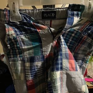 Madras a print shorts